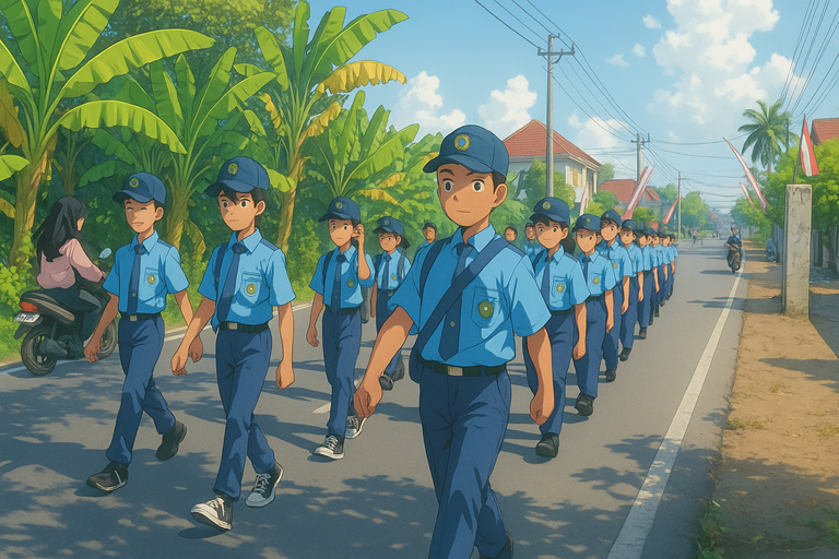 PBB gerak jalan Sumbersewu