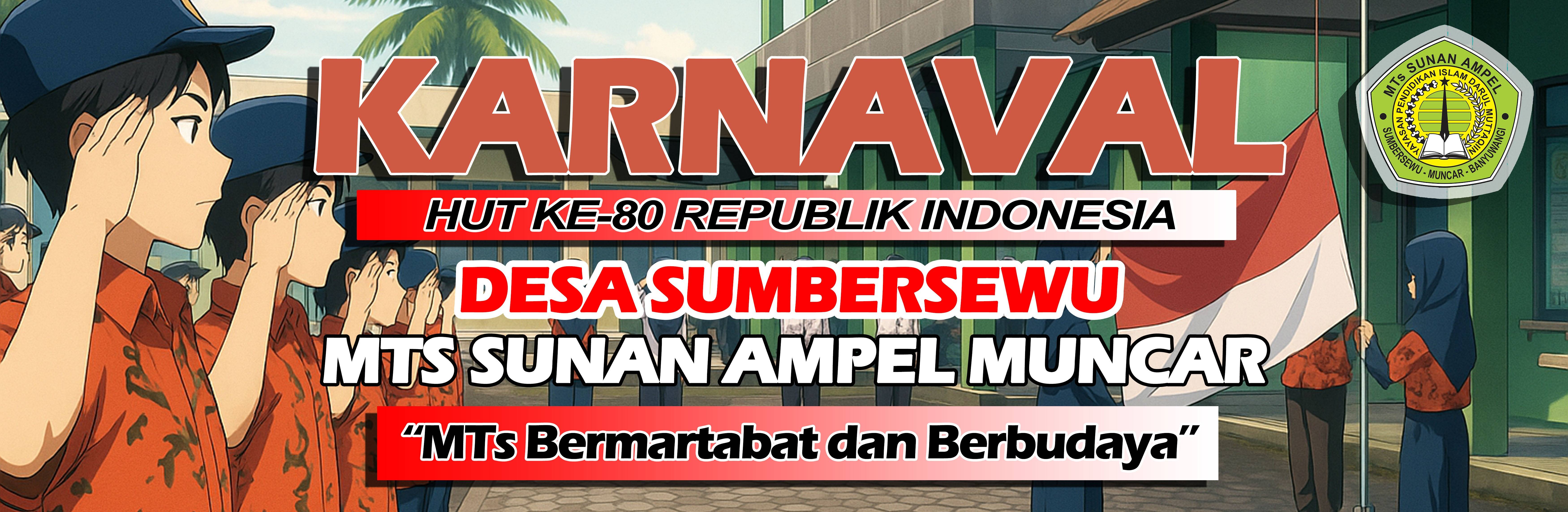 Karnaval HUT KE-80 RI Desa Sumbersewu